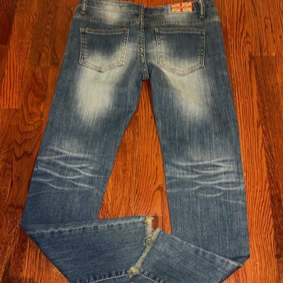 MACHINE Nouvelle Jeans ripped style women’s SZ 5 / USA 28 / Italy size 42 - Picture 6 of 7